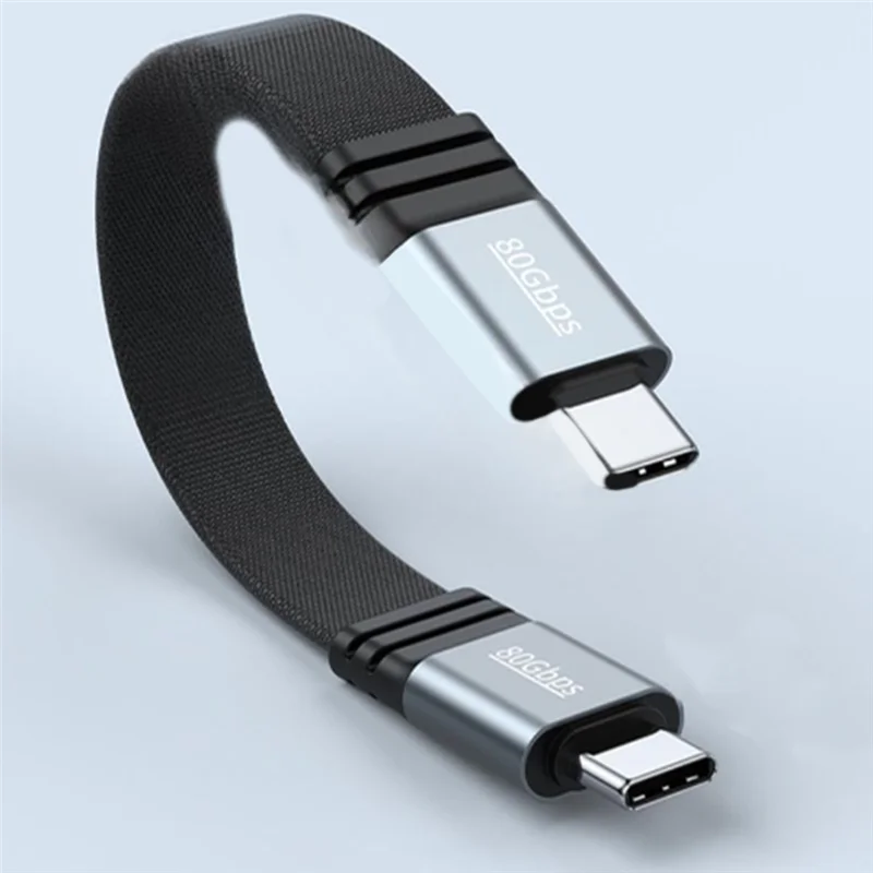 

M16K-кабель для зарядки USB4 Dual Type-C 80 Гбит/с PD240W Быстрая зарядка для передачи данных и зарядки