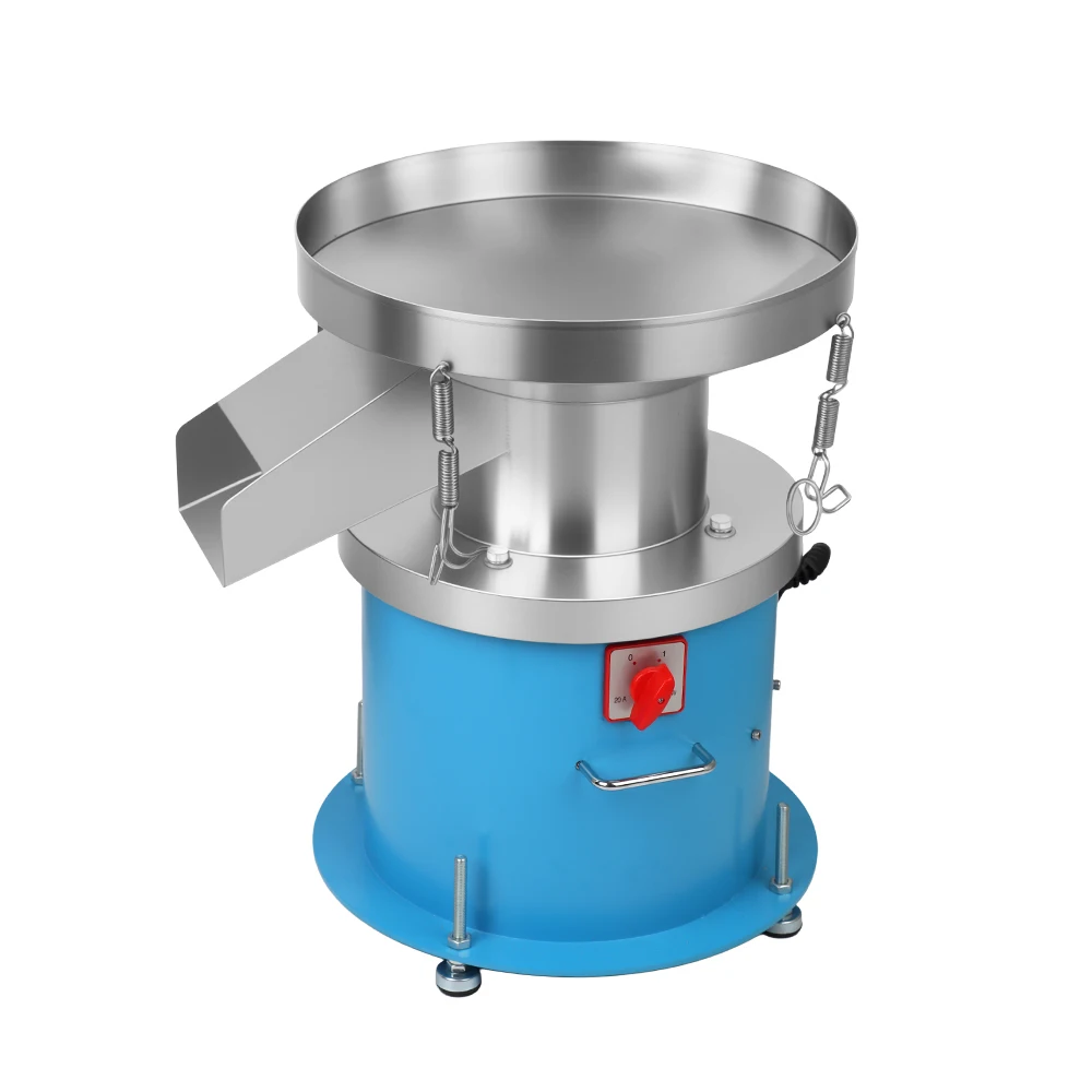 Small Stainless Steel Electric Vibrating Sieve Machine, 42mm Diameter Vibrating Screen for Powder Coating, Soy Milk Filtering,
