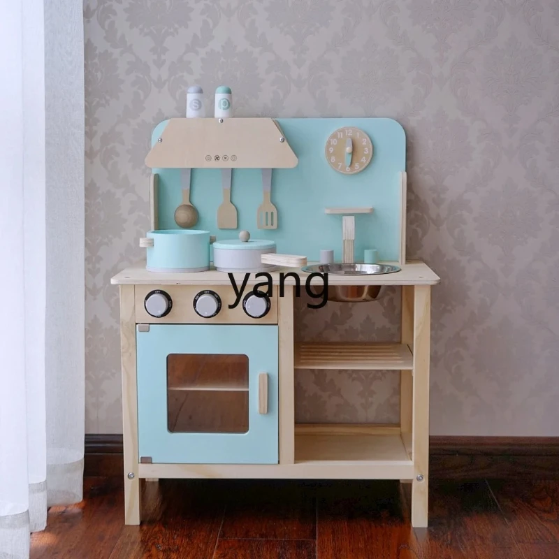 

CX Children Play House Kitchen Toys Wooden Sound the Simulation for Cooking Cooking Boy and Girl Baby