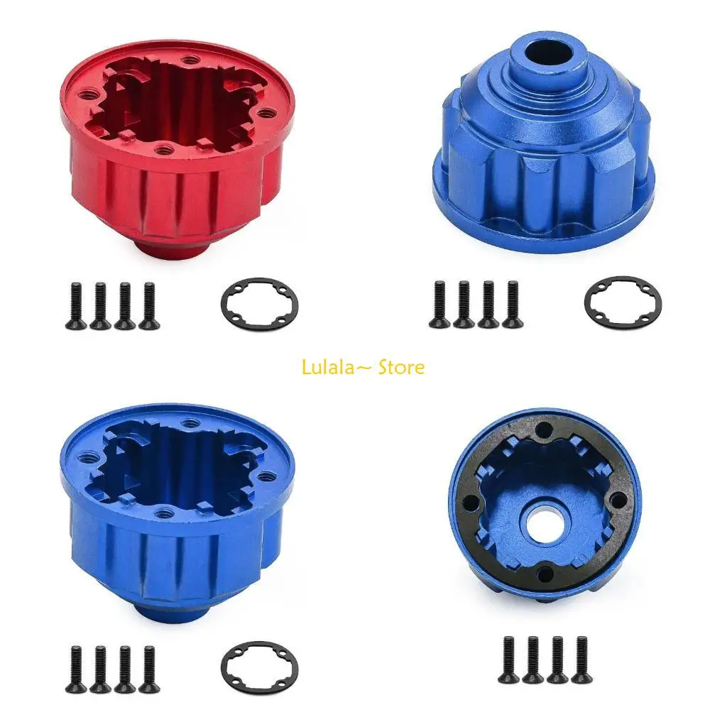 

Y4QA A Set of Differential Gear for 1/10 and 1/8 Truck Tractor Interior Supplies Front and Rear Case Replacement Modification