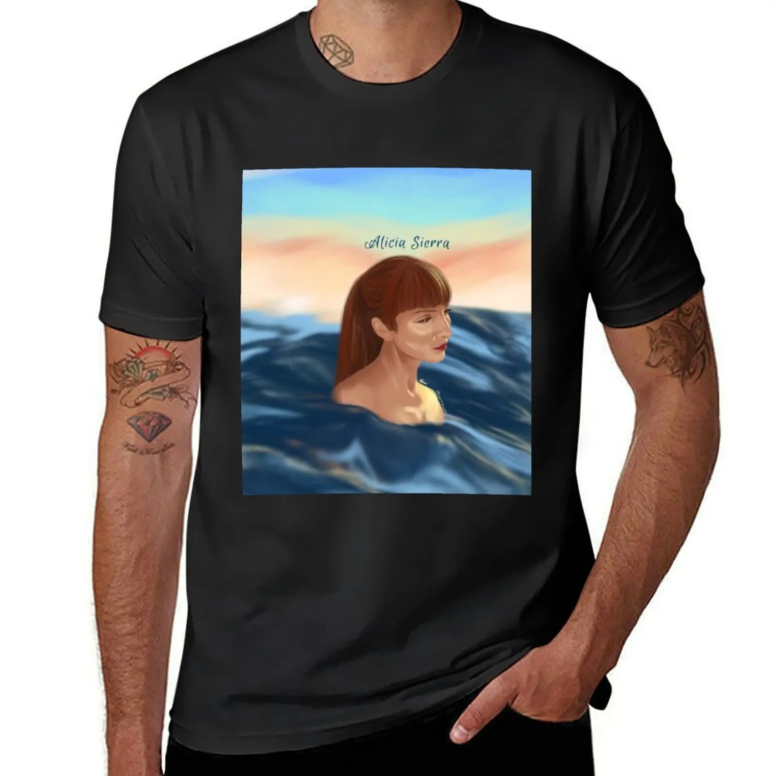 Najwa Nimri - Alicia Sierra fanart T-Shirt cute clothes animal prinfor boys t shirts for men pack