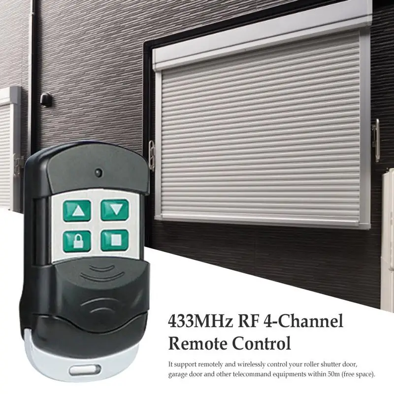 433MHz Remote Control Car Key Garage Door Gate Opener Remote Control Duplicator Universal Copy Garage Universal Garage Control