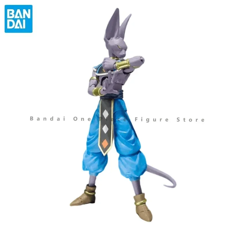 In Stock Original SHF Bandai Dragon Ball Super Beerus Action Figure Animation Toy Gift Model Collector Anime Hobby Genuine