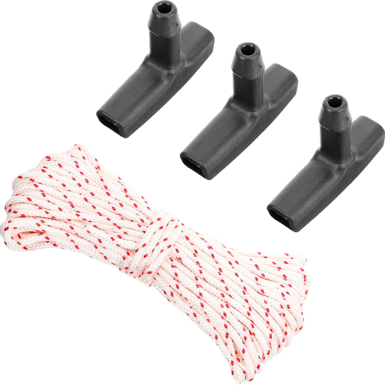 

1Set Engine Starter Handle for Chainsaw Lawn Mower Trimmer - Heavy-Duty Pull Cord Mechanism with 10M Rope Spare Parts