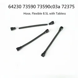 1 Pcs Buildings Blocks 64230 73590 73590c03a 72375 Hose, Flexible 8.5L with Tabless Ends Bulk Modular GBC High-Tech MOC Set