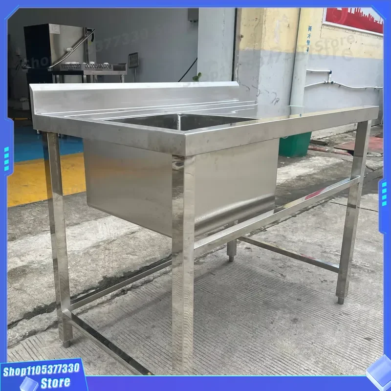 Commercial Kitchen Stainless Steel Sink Single Bowl Wash Basin For Restaurant Double Bowl Stainless Steel Kitchen Sink