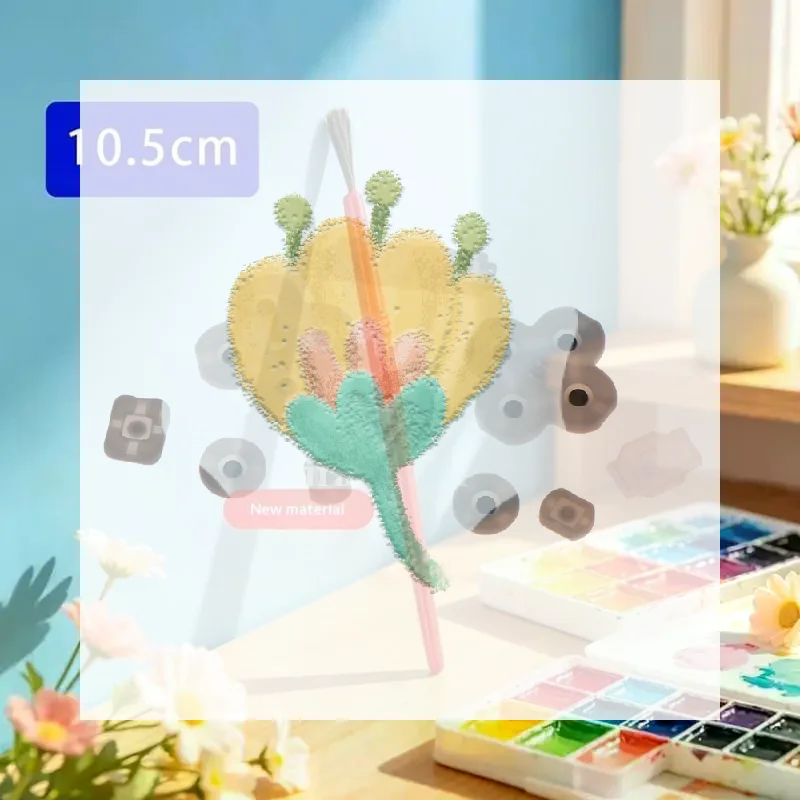 50PCS Small Paint Brush For Oil Acrylics Watercolor Gouache Model Painting Children Art Brush For School Art Project