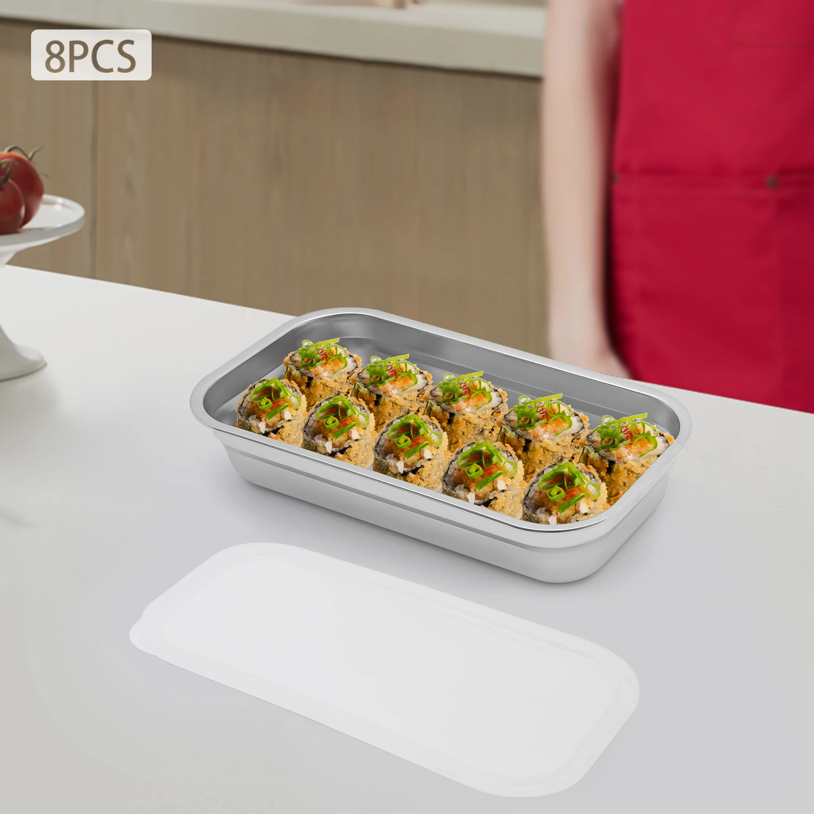 8 récipients alimentaires en a - Food Storage Stainless Steel Containers avis et prix