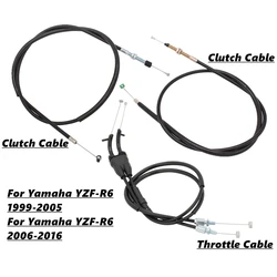 Cable de embrague de motocicleta, Cable de acelerador para Yamaha YZFR6, YZF-R6, YZF R6, 1999, 2000, 2001, 2002, 2003, 2004, 2005, 2006, 2016-2015, 2014