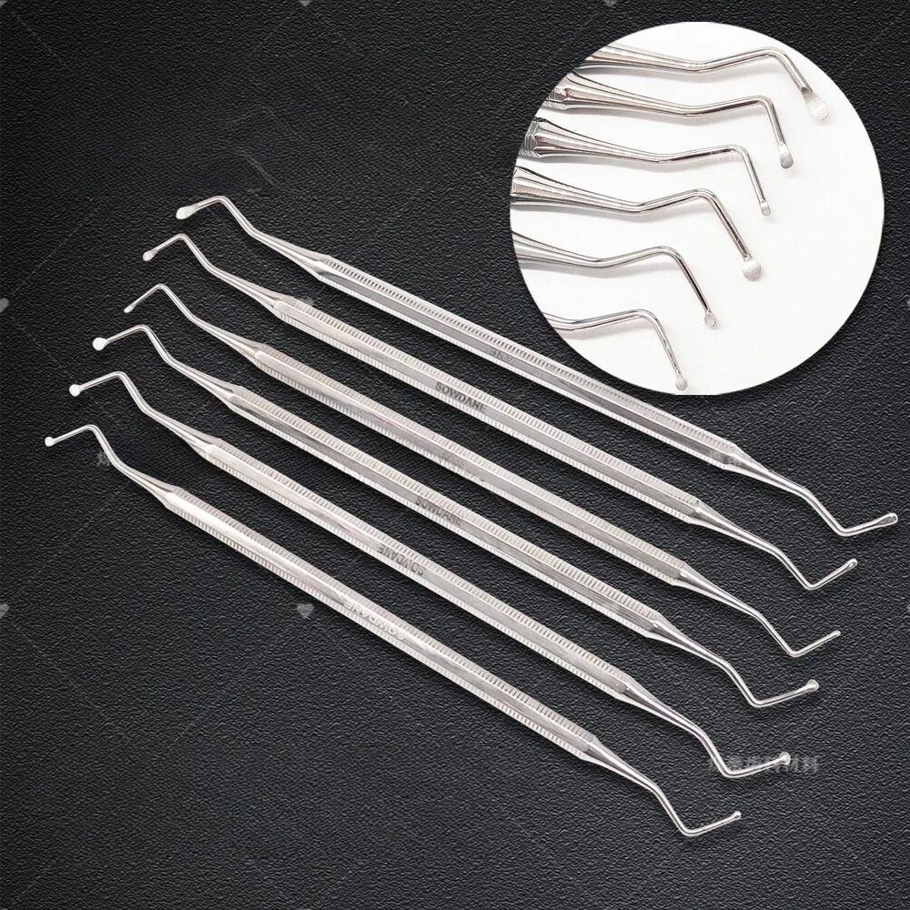 3pcs/set Lab Pick Digger, Digging Spoon, Long Removal Pick Digger, Stone Cleaning Tool, High Temperature Resistance 135° s