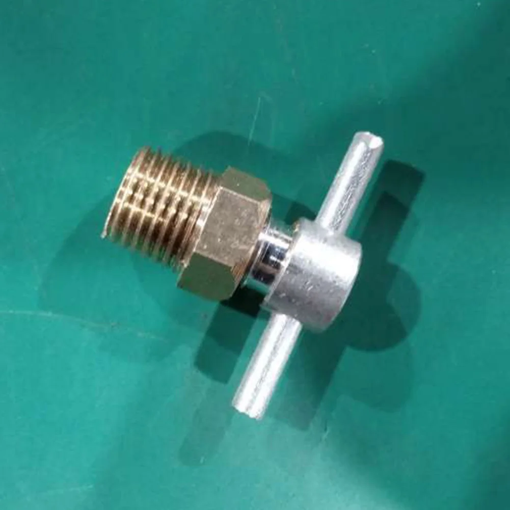 

1 шт. 1/4 дюйма NPT латунный сливной клапан запасная часть диаметром 12 мм с резьбовыми соединительными концами для детали бака воздушного компрессора