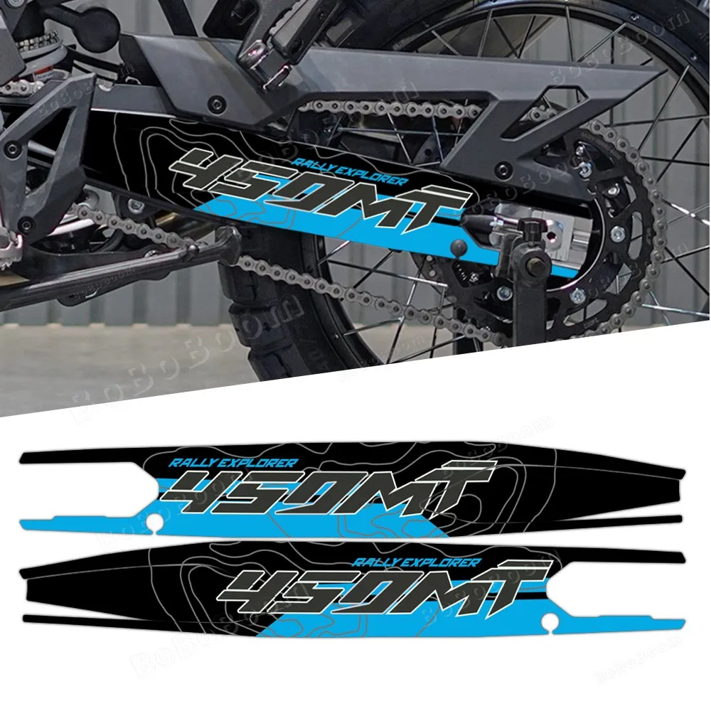 3M Motorcycle Swingarm Sticker Rotating Shaft Protection Swing Arm Decal Waterproof For CFMOTO 450MT 450 MT CF MOTO IBEX 450 mt