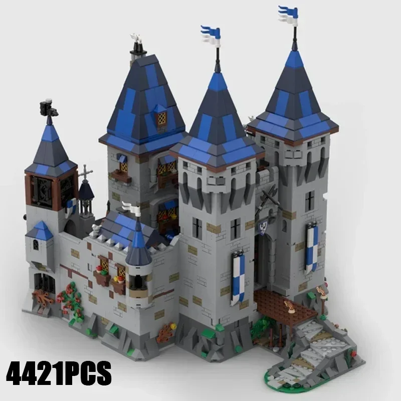 Moc Building Bricks Fortress Model Black Falcon Eagle's Nest Castle Technology Modular Blocks Gifts Christmas Toys DIY Assembly