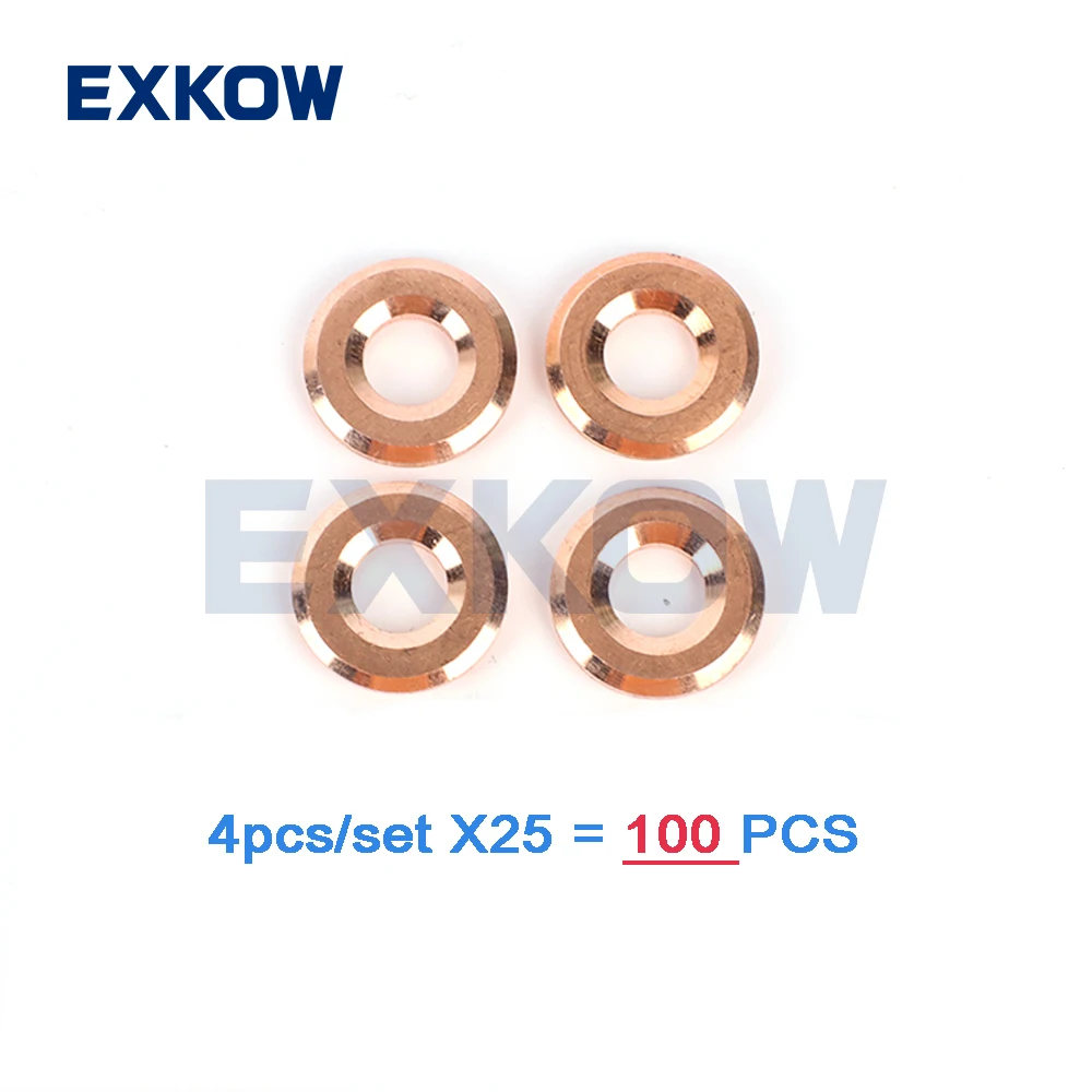 

100PC Fuel Injector Nozzle Gasket Seal for Mitsubishi L200 Triton Pajero Montero Sport 2015 ASX 2010- Lancer Outlander 1428A158