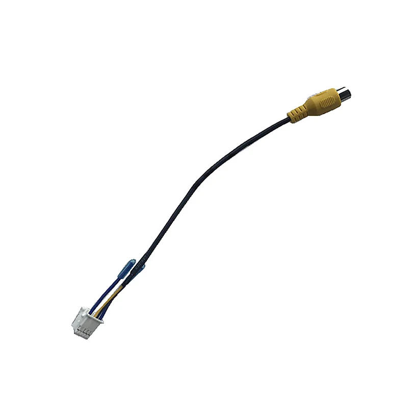 10Pin Rear View Backup Camera Cable Connector Car RCA Reversing Rear View Cable Adaptor For Car Stereo Radio DVD