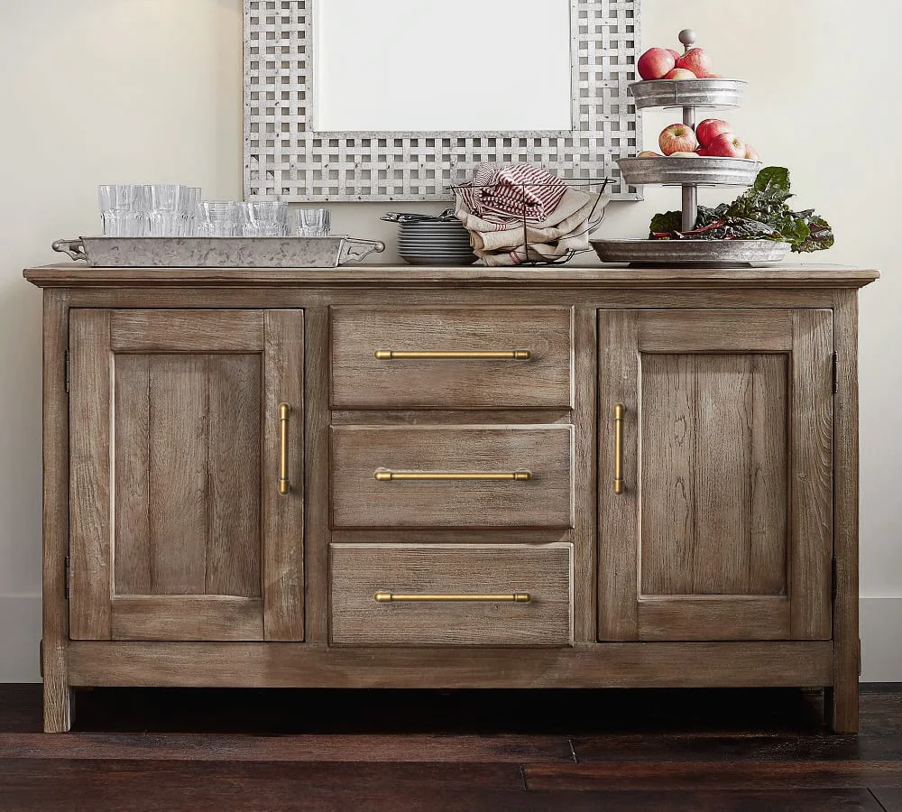 Classic Solid Zinc Alloy Rectangular Cabinet Handle Simple Style Home Kitchen Cabinet Hardware Furniture Long Pull