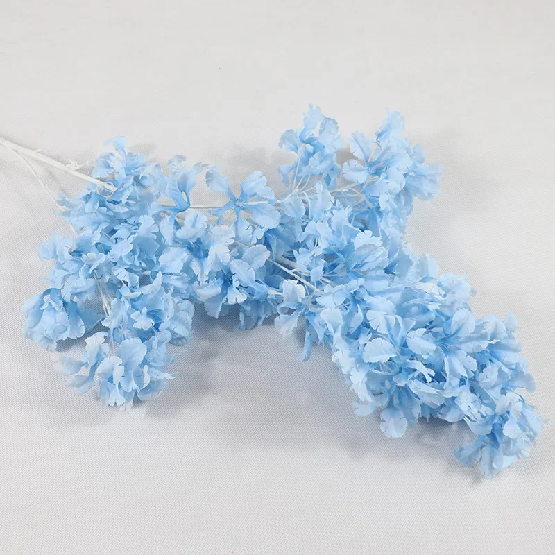 4 رافعة شوكية 100cm زهور الكرز الثلوج العائمة للطرق الرائدة قاعة الزفاف زهرة حرير اصطناعية جدار ديكور المنزل #4