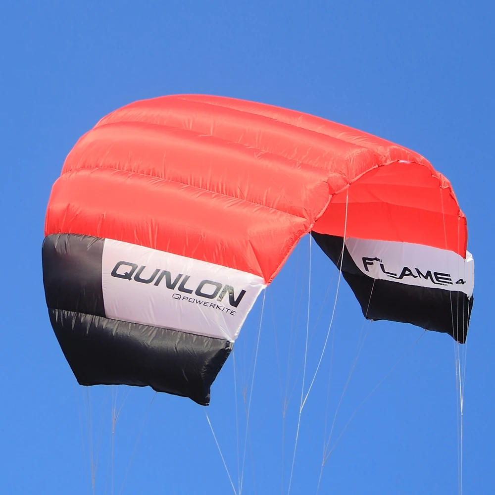 9KM 2㎡-4㎡ 4 Line Power Trainer Kite Professional Traction Kite 100KG & 180KGx20m Dyneema Flying Lines and Control Kits