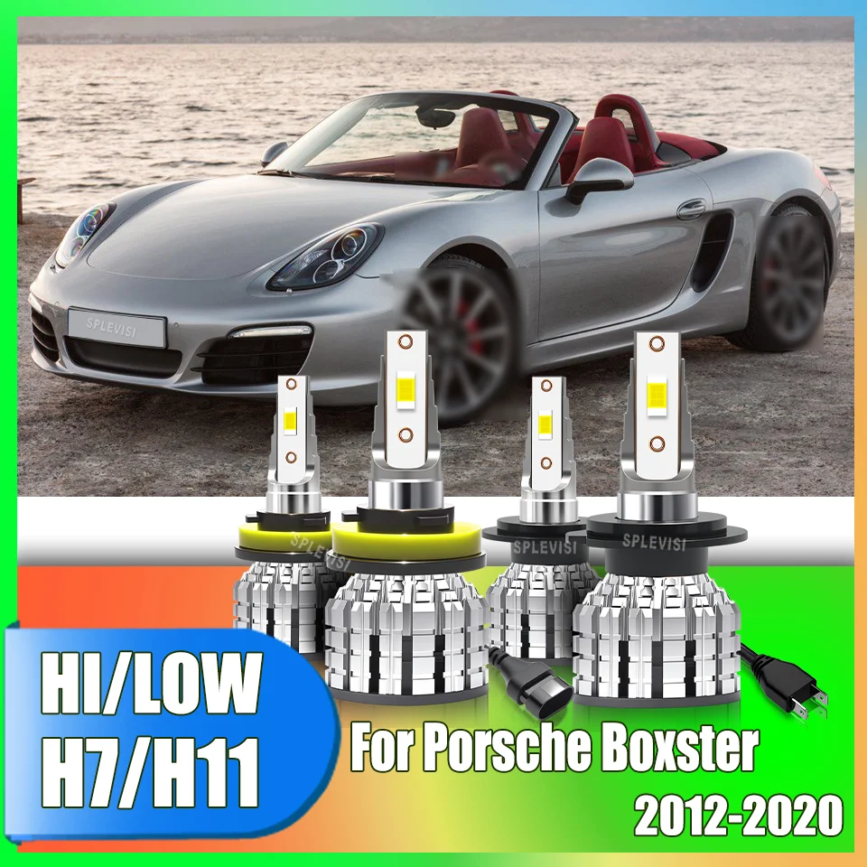 

6000k Extended-Life Car LED Headlamp Bulbs – Fewer Replacements For Porsche Boxster 2012 2013 2014 2015 2016 2017 2018 2019 2020