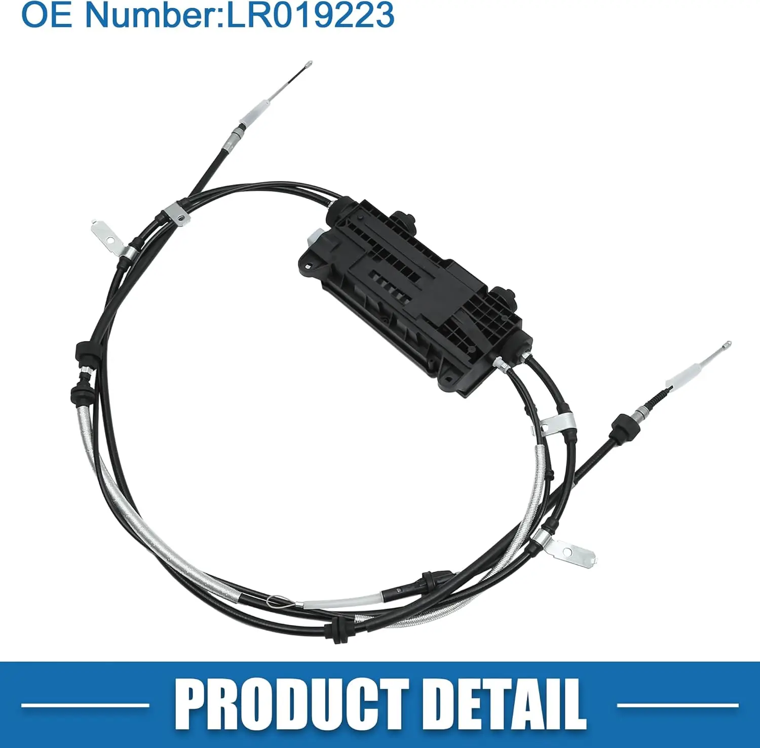 

Parking Brake Release Cable OE.LR019223 with Control Unit for Land Rover Range Rover Sport 2007-2009 Plastic Black