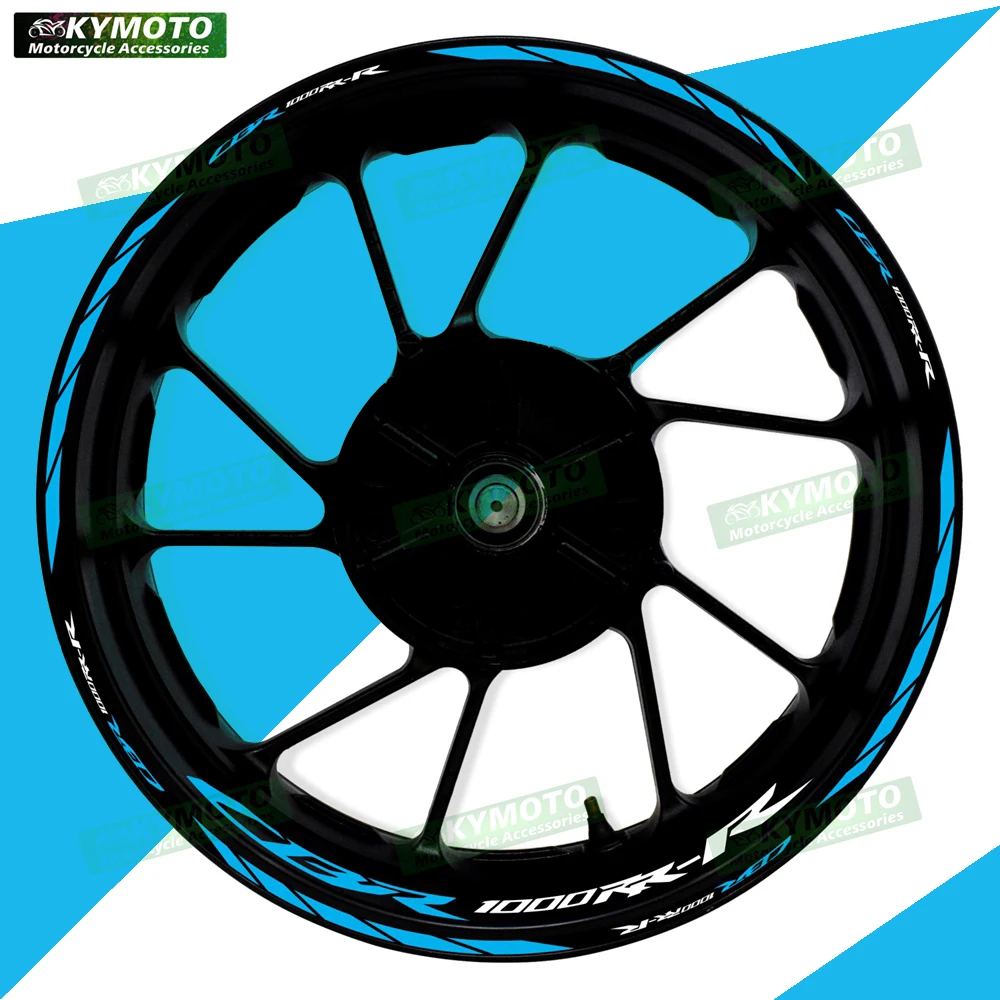 

Для Honda CBR 1000RR-R CBR1000RR R аксессуары для мотоциклов 17-дюймовые наклейки на передние и задние колеса обтекатель светоотражающая наклейка