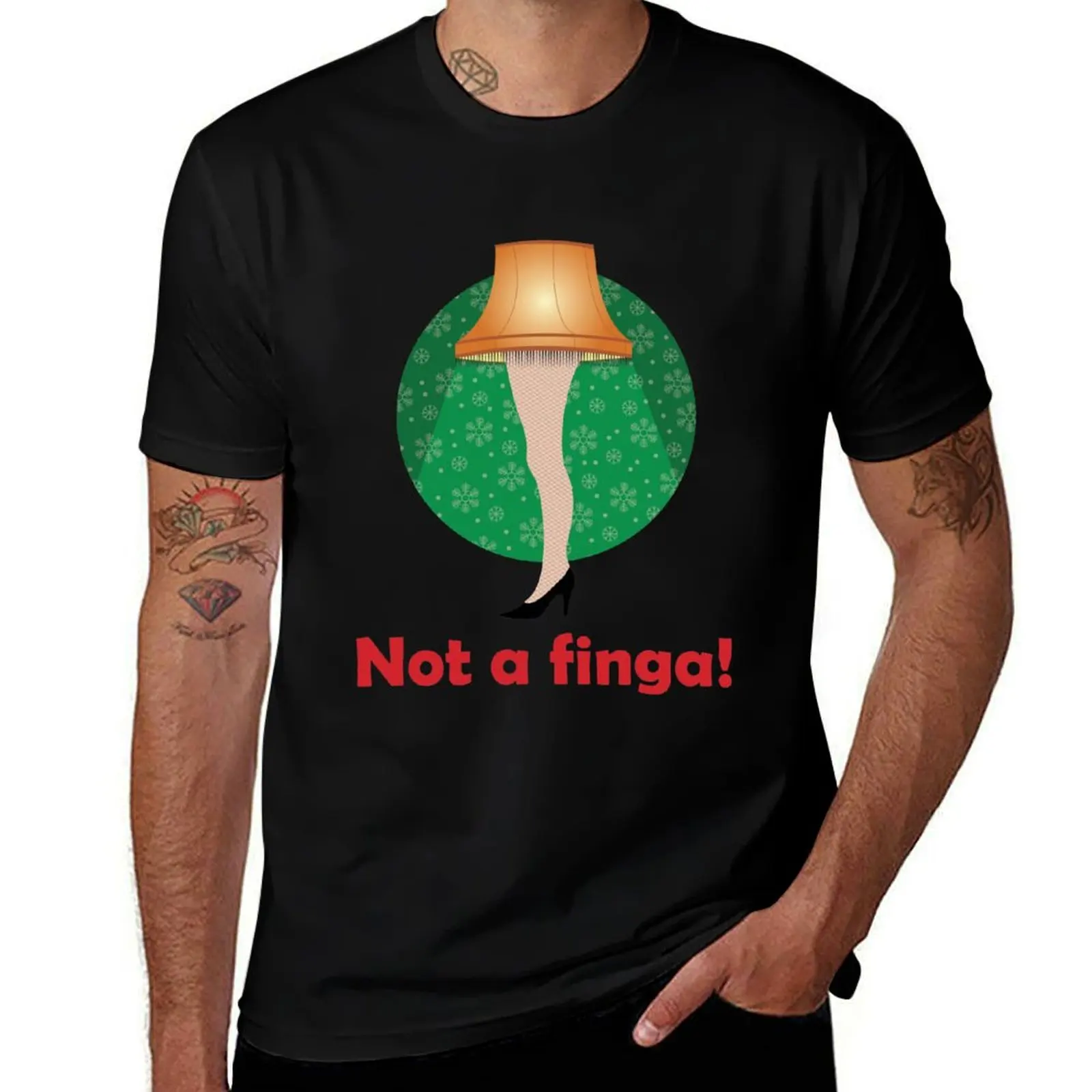 

Not a Finga! T-Shirt tees quick drying blue archive summer tops Men's t shirts