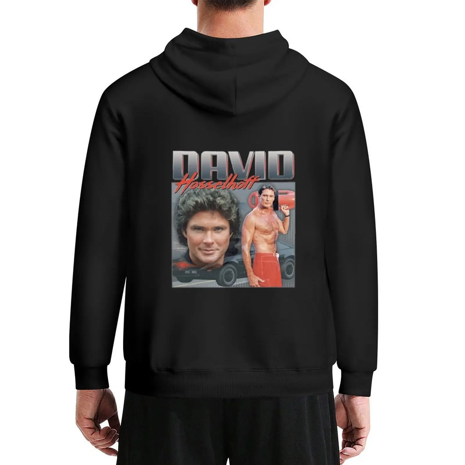 

David Hasselhoff Hoodie fashion men men wear japanese style clothes for men hoodies for high quality