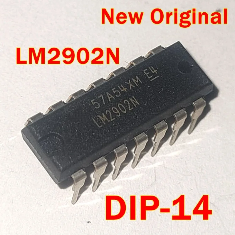 

1Pcs to 100Pcs Lm2902N Dip-14 New Original Low Power Quad Operational Amplifiers