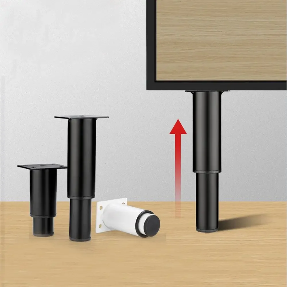 Adjustable Furniture Cabinet Leg Telescopic Table Leg Furniture Sofa Leveling Foot legs Raise Height Hardware Table Feet