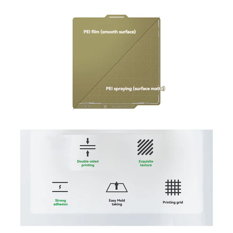 ABFM-للوحة بناء الباندا لمختبر بامبو P1S P1P ورقة الربيع الصلب 257*257 مللي متر ورقة بي محكم ل Bambulabs ساخنة