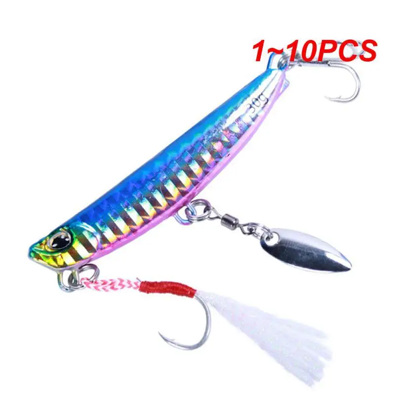 1~10PCS 15g 20g 25g 30g 40g 50g 60g metal sea bass mackerel snapper fishing lure cast fishing bait jigging lure sea fishing