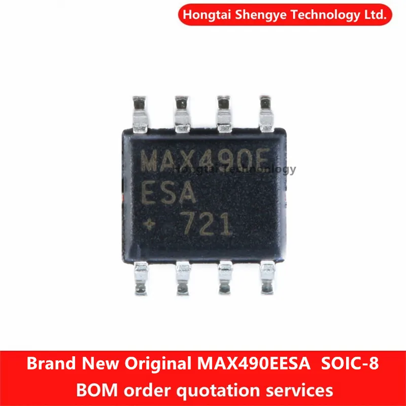 New Original SMT MAX490EESA+T SOP-8 RS-422/RS-485 Transceiver Chip