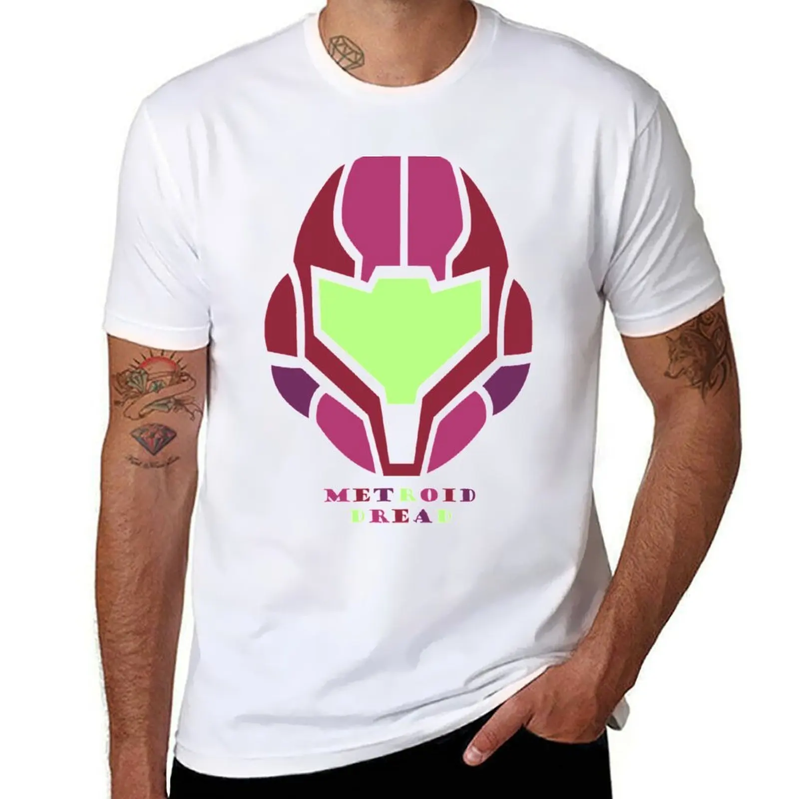 

Metroid Dread 2021, футболка с дизайном Samus, мужские футболки, хлопковая футболка, футболка из 100% хлопка