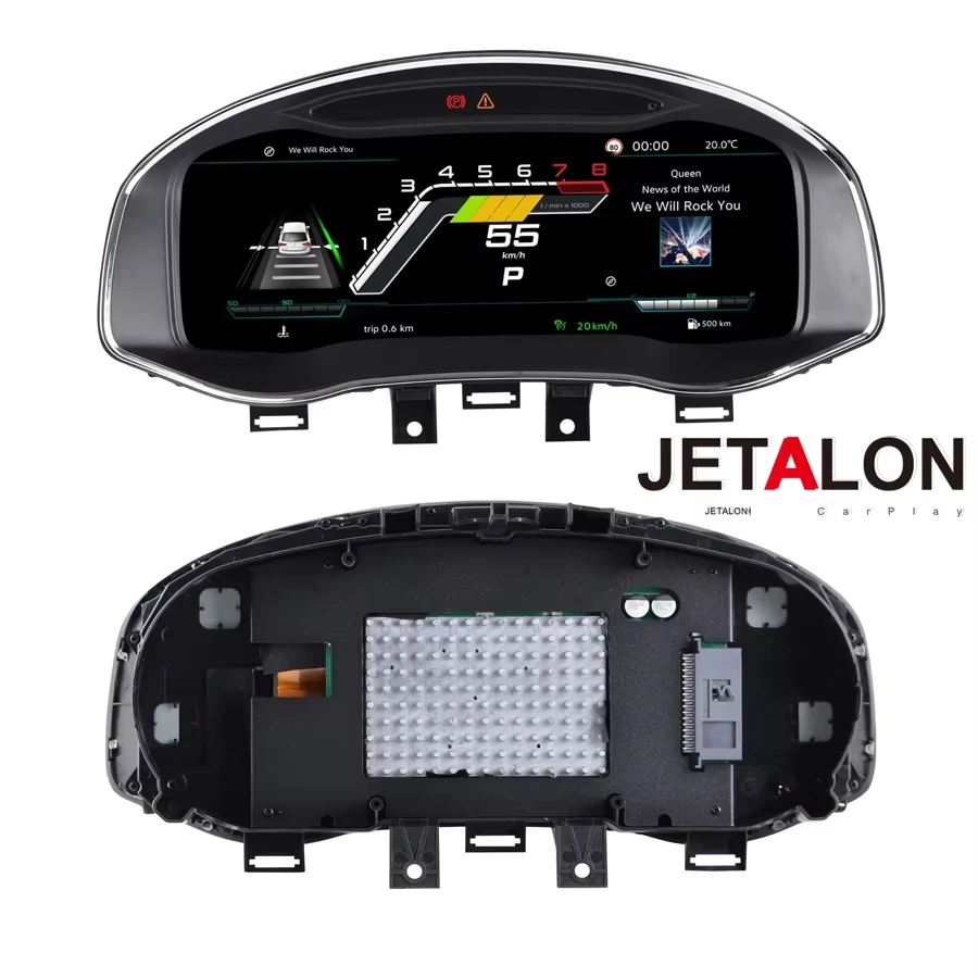 12.3inch Digital Dashboard Screen For Volkswagen Passat B7 2011-2015 LCD Instrument Panel Cluster Virtual Cockpit Speedometer
