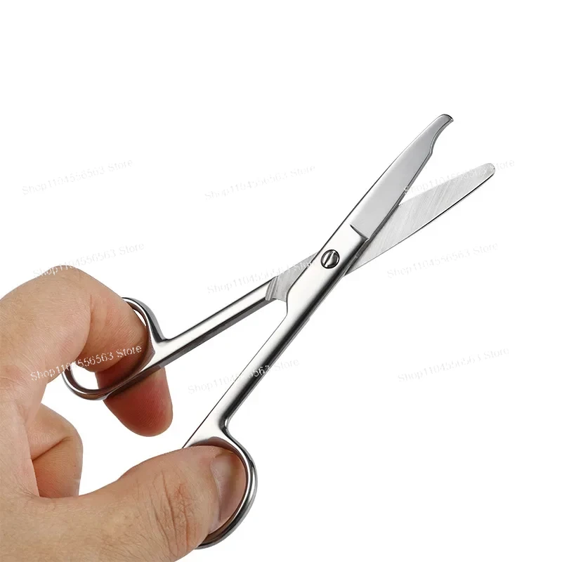 Surgical Suture Scissors 14cm 18cm Straight Curved Stainless Steel Stitch Scissors for Suture Removal and Trimming