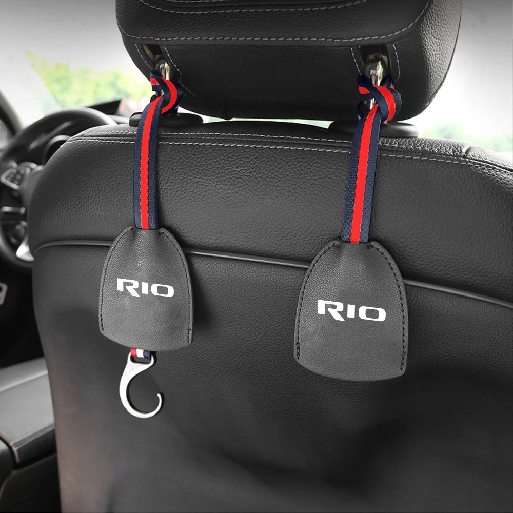 Portable Auto Headrest Hanger Bag Holder Car Seat Organizer Multifunction Car Seat Back Hook For Kia Rio 3 4 K2 K3 X-Line