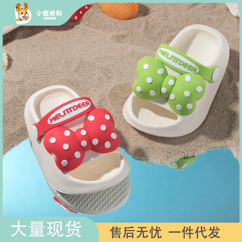 1-6Year Children\'s Slippers Summer Boys and Girls Sandals Cartoon Wear-resistant Breathable Baby Hole Shoes Sandals