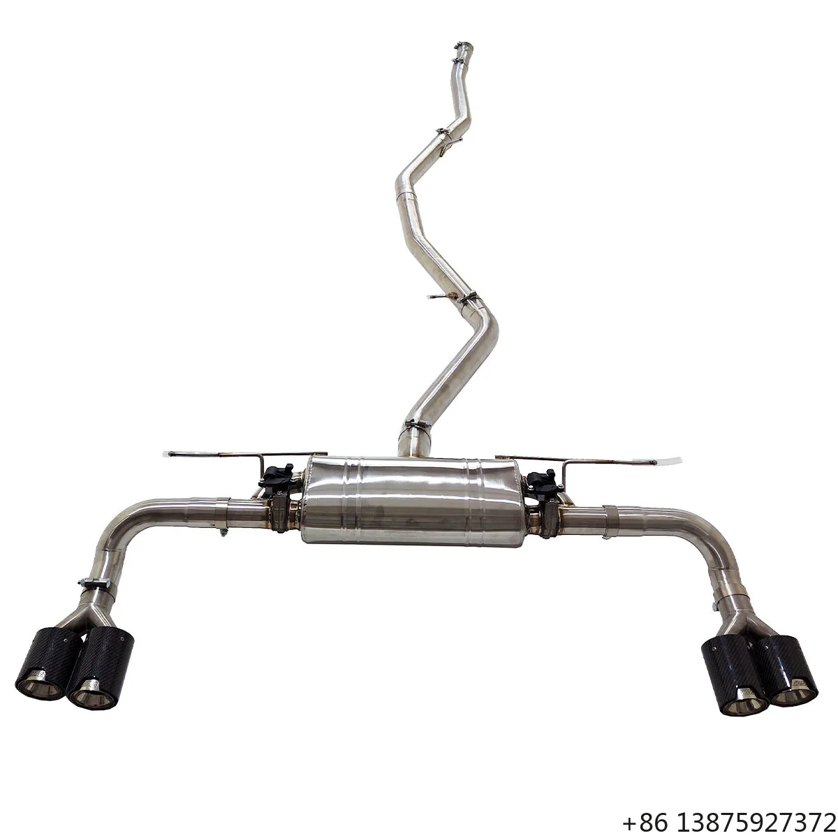 

For X5 X6 F15 F16 N55 3.0T Stainless Steel Sports Valved Exhaust System Muffler Ecnal Product