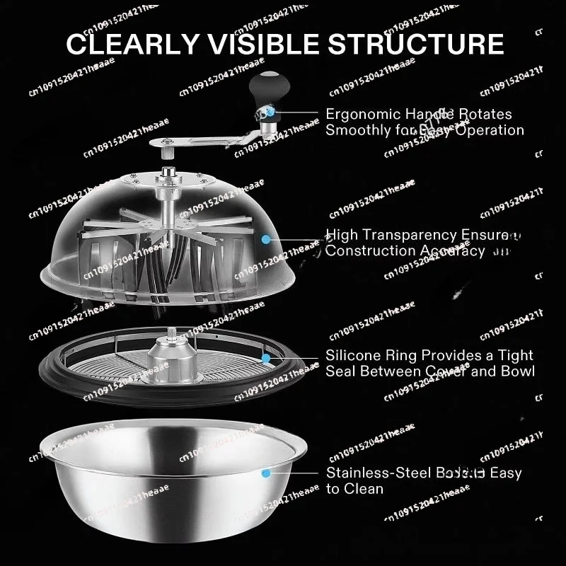 Suitable for With Hand Drive Grass Trimmer Plant Herb And Flower 16''  Leaf Bowl Twisted Spin Cut