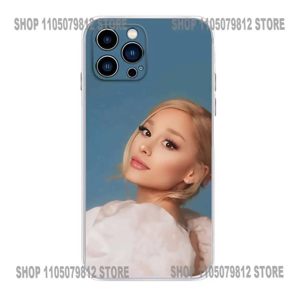 Funda de teléfono A-Ariana g-grande tour 2026 para iPhone 17,16,15,14,13,12,11 X,Plus,Pro,Max,XR,Plus,E,Mini funda suave transparente