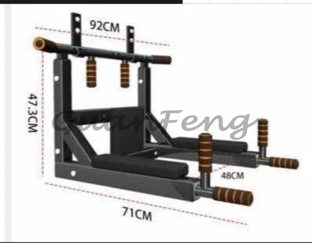 Wall‑Mounted Stainless Steel Pull‑Up & Chin‑Up Bar, Multifunctional Durable Home Gym Equipment for Bodyweight Strength Training