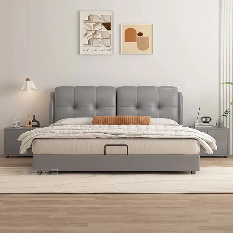 

Современный органайзер для двуспальной кровати, ящики, деревянная гостиная, многофункциональная кровать, место для хранения вещей, мебель для отеля Camas De Casal De Luxo