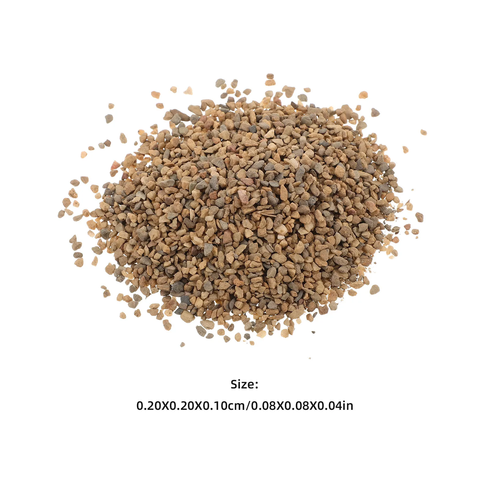 2Packs 1Mm-2Mm Rail Ballast Rocks Railway Scene Decorative Gravel Realistic Layered Miniature Pebble Landscape Material Train view 6