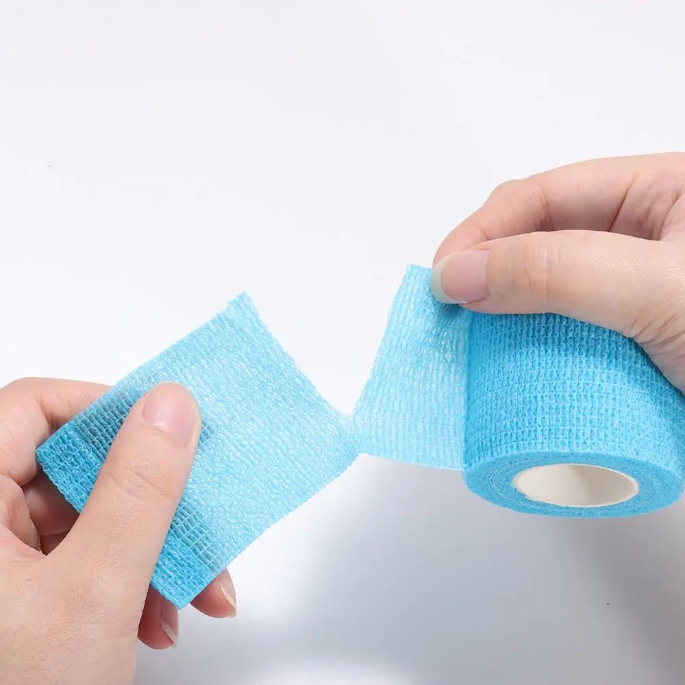 Breathable Elastic Bandage Flexible Tattoo Equipment Palms /Wrists Sport Wrap Tape Self Cling Anti Slip and Shock-absorbing