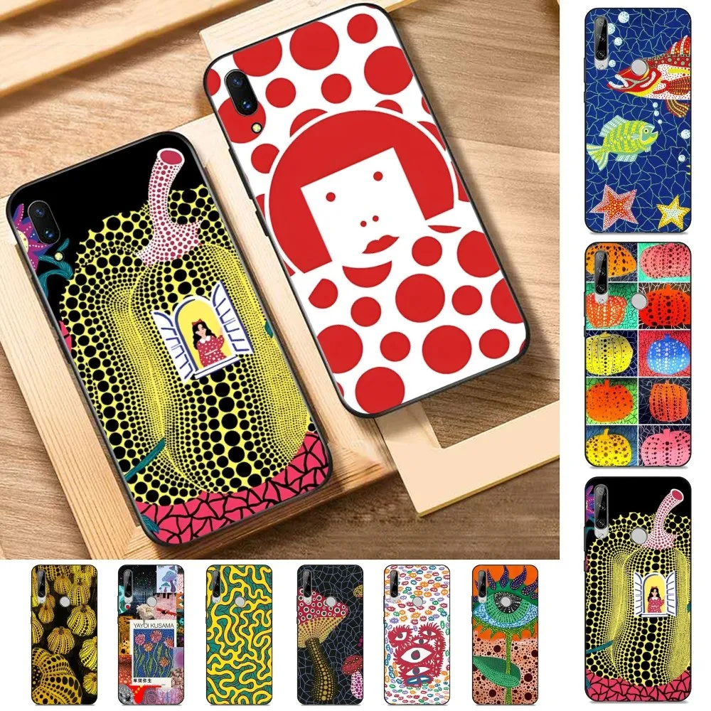 Kusama Yayoi Art Phone Case For Huawei Y9 6 7 5 Prime Enjoy 7s 7 8 Plus 7a 9e 9plus 8E Lite Psmart Shell