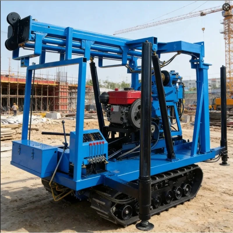 High-Efficiency 100M 200M Water Drilling Rigs for Sale Full Hydraulic Core Drilling Rig