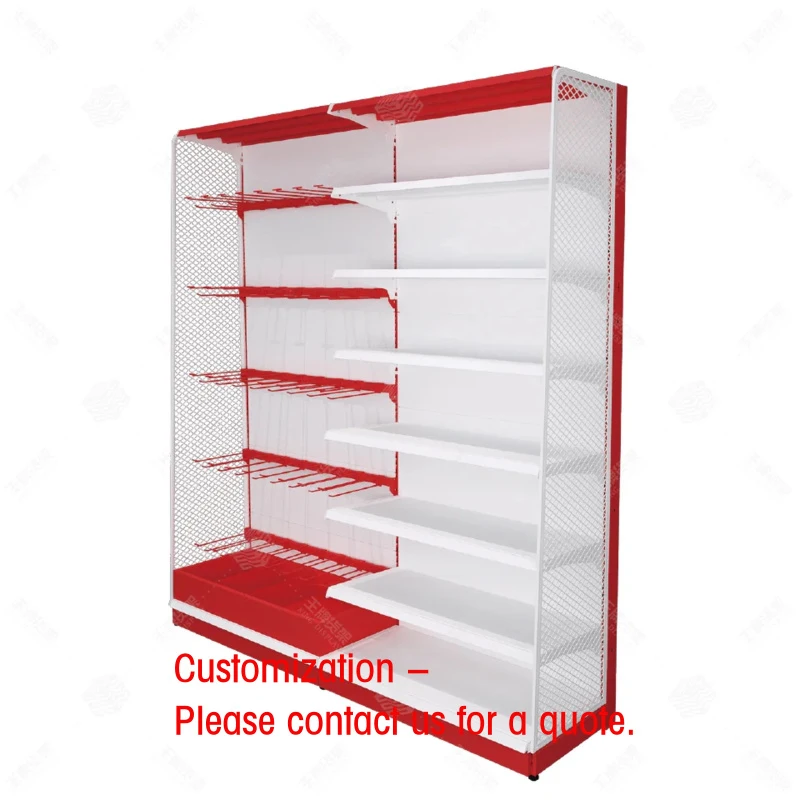 custom.Factory-made Exclusive Cold-rolled Steel Light Duty Storage Racks Epoxy Powder Coating Perforated Shelf Quick Installatio