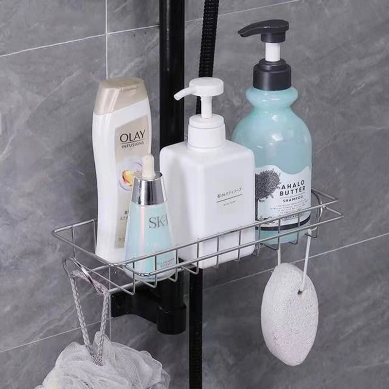 Kitchen Stainless Steel Sink Drain Rack Adjustable Sink Rag Sponge Drain Rack Bathroom Soap Holder Organizer Kitchen Accessories