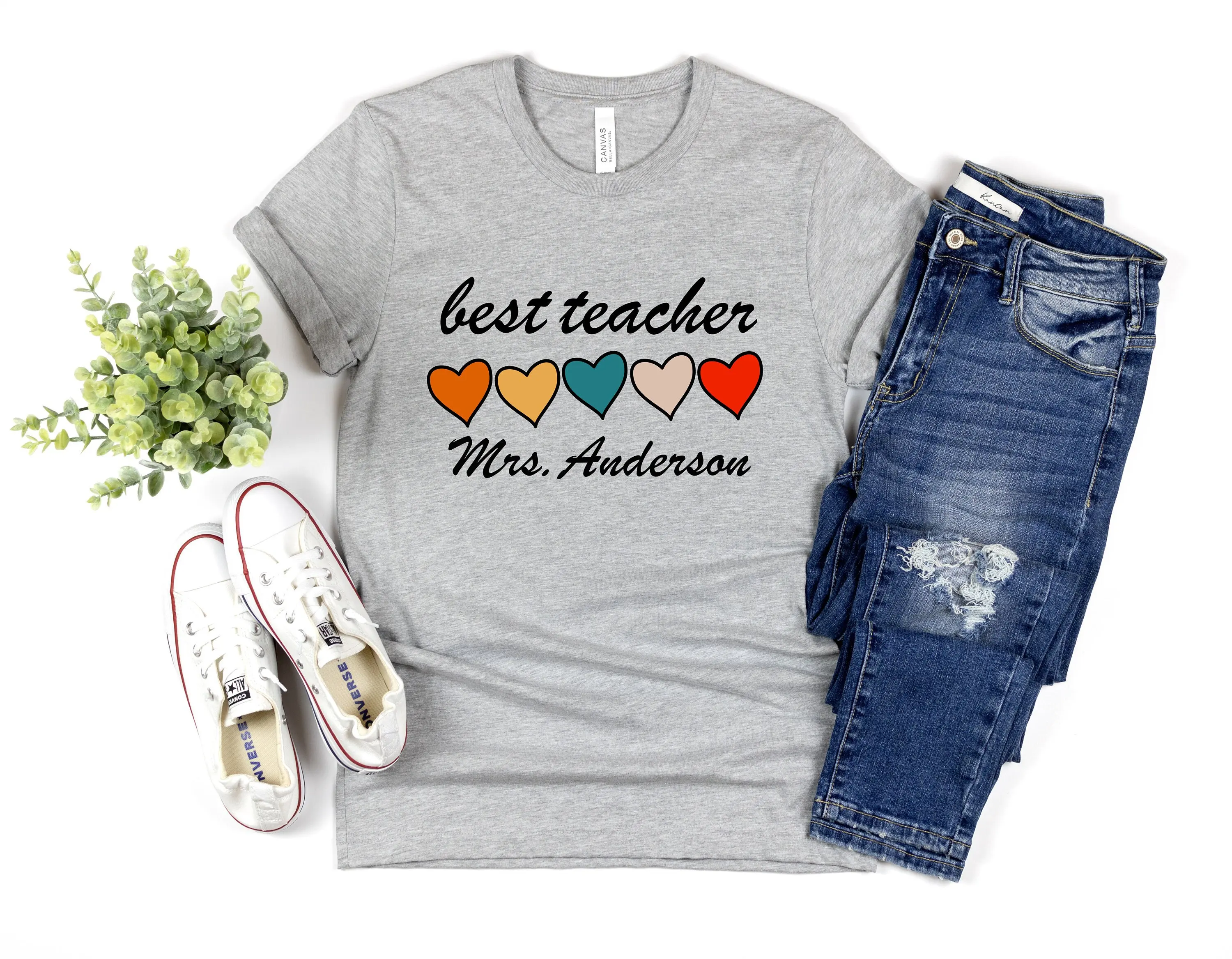 Teacher Hearth T Shirt Progress Over Perfection Inspirational For Cute Teaching Back To School Fall