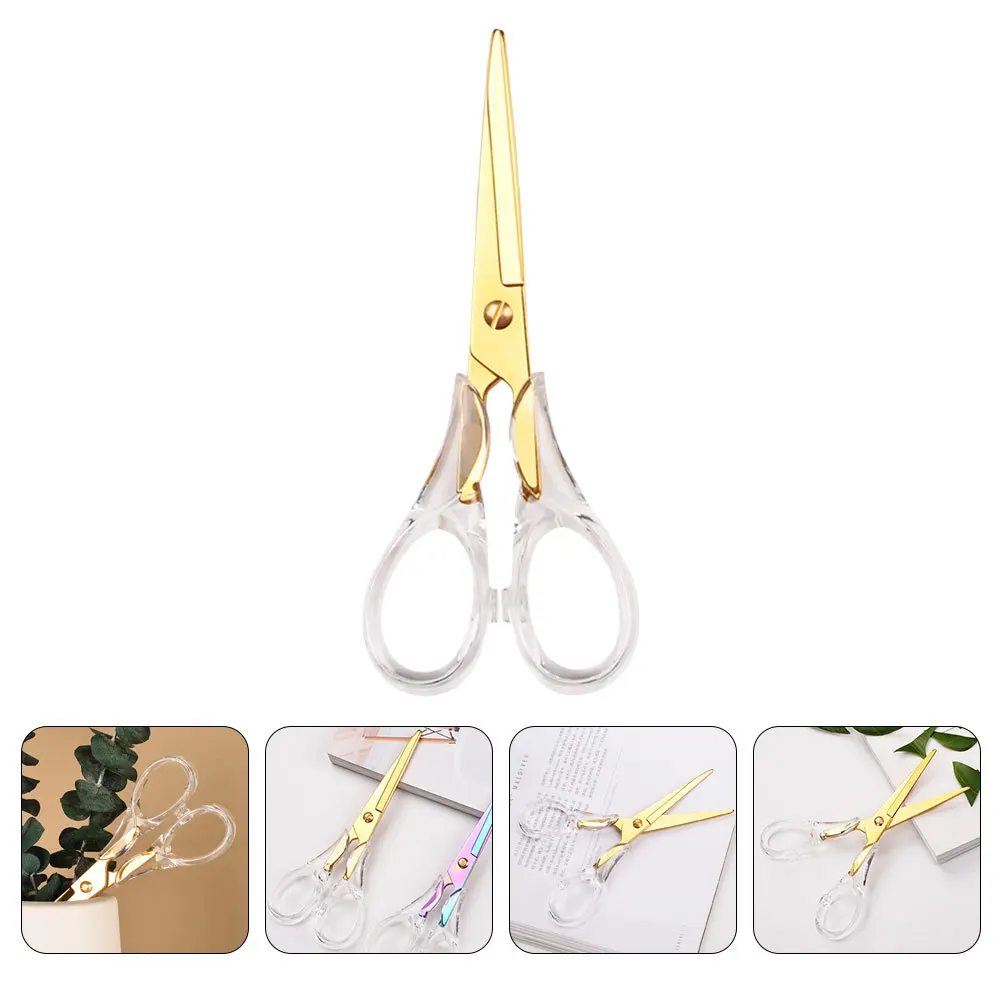 กรรไกรสแตนเลส 1 ชิ้น ปลายแหลมคม สำหรับตัดด้ายเย็บผ้า งานฝีมือ DIY งานปักครอสติช งานตัดเย็บ